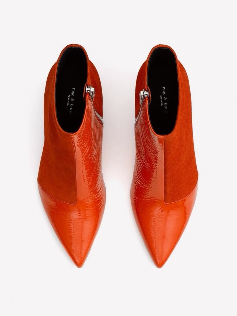 Rag & Bone Beha Boot in Orange Suede Sz 39 / US 9 MSRP $525 NEW - Picture 3 of 7